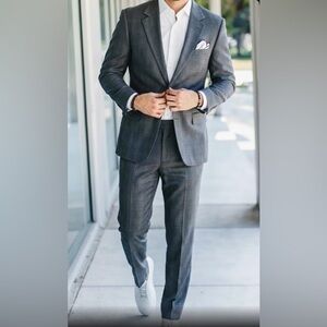 Men's Gray Suits Set